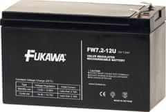 Fukawa olověná baterie FW 7,2-12 F1U do UPS APC/ AEG/ EATON/ Powerware/ 12V/ 7,2 Ah/ životnost 5 let/ Faston F1-4,7mm