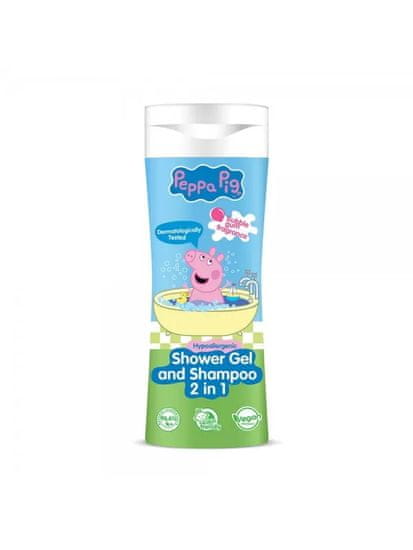 Peppa Pig Sprchový gel a šampon 2v1 300ml bubble gum new