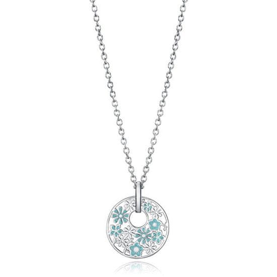 Viceroy Půvabný ocelový náhrdelník s květinami Kiss 75273C01000