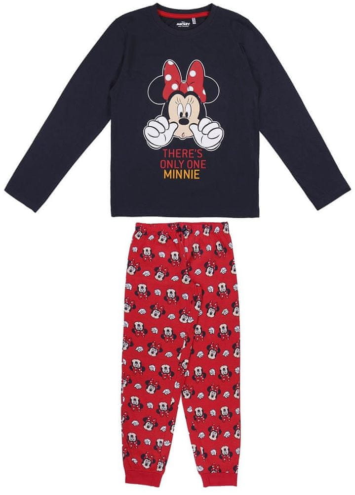 Disney dívčí pyžamo Minnie 2200008148 158 tmavě modrá