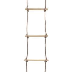 Greatstore Dětský provazový žebřík 290 cm dřevo