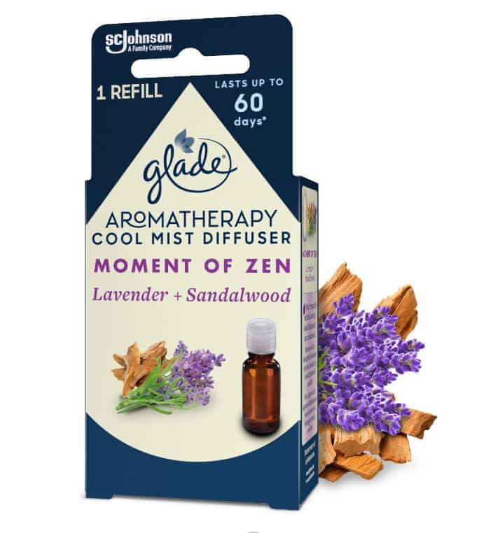 Levně Glade Aromatherapy Cool Mist Diffuser Moment of Zen náplň 17,4ml