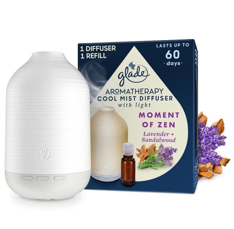 Levně Glade Aromatherapy Cool Mist Diffuser Moment of Zen 17,4ml