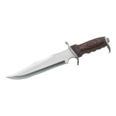 Herbertz 103727 vnější nůž 27 cm, dřevo Pakka, kožené pouzdro