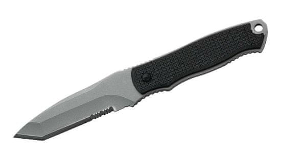 Herbertz 103407 nůž na krk 7 cm, černá, plast, plastové pouzdro s řetízkem
