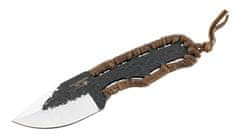 Herbertz 112706 lovecký nůž 6 cm, celoocelový, kožená šňůrka, kožené pouzdro