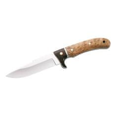 Herbertz 110311 lovecký nůž 10,8 cm, dřevo, kožené pouzdro