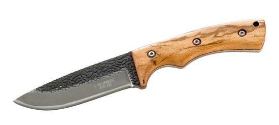 Herbertz 104210 vnější nůž 10,5 cm, dřevo Zebrawood, kožené pouzdro