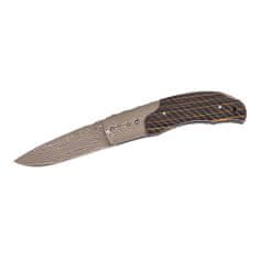 Herbertz 574811 kapesní nůž 7,5 cm, damašek, dřevo Pakka