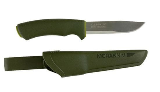 Morakniv 12356 Bushcraft Forest vnější nůž 10,9 cm, zelená, plast, guma, plastové pouzdro