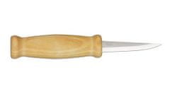 Morakniv 106-1650 Wood Carving řezbářský nůž 7,9 cm, lakované březové dřevo, plastové pouzdro