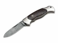 Böker 112202DAM Scout Spearpoint Curly Birch kapesní nůž 7,9 cm, damašek, březové dřevo