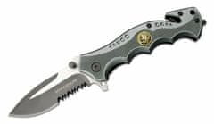 Magnum 01RY769 SWAT Res-Q záchranářský nůž 8,5 cm, šedá, hliník