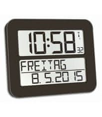 TFA 60.4512.01 TimeLine MAX Rádiem řízené digitální hodiny, černé