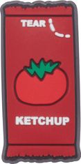 Crocs Dětské jibbitz Crocs Odznáček Jibbitz - Ketchup Packet, červená vel.