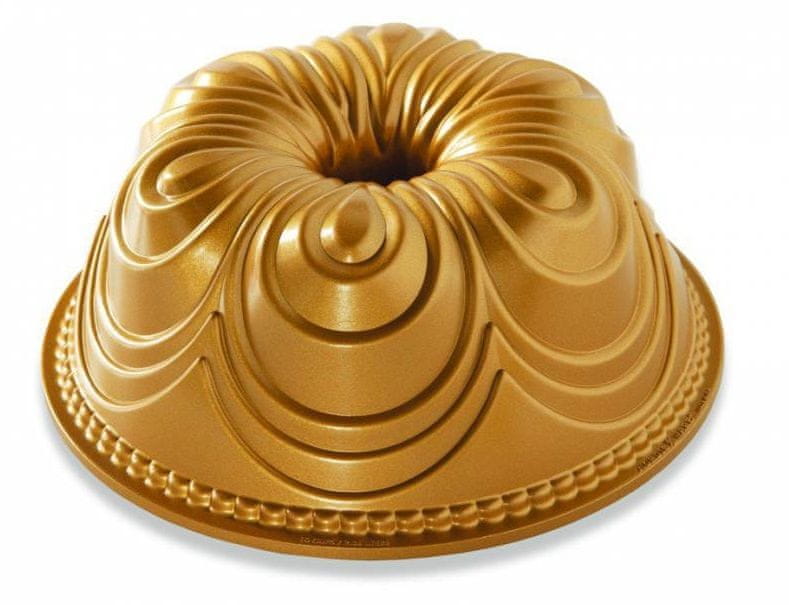 Levně Nordic Ware forma na bábovku chiffon 10 cup zlatá
