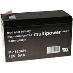 Multipower Olověný akumulátor MP1236H pro UPS APC Back-UPS ES 700 - Powery originál