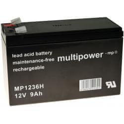 Multipower Olověný akumulátor MP1236H pro UPS APC Back-UPS CS 500 - Powery originál