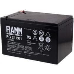 Fiamm Akumulátor solární systémy, nouzové osvětlení, zabezpečovací systémy 12V 12Ah - FIAMM originál