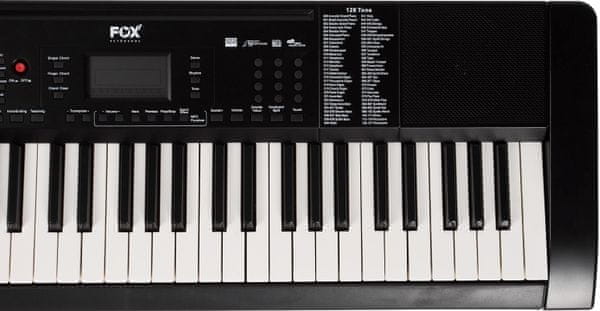  hracie klávesy fox 168 record nahrávanie split dual voice sustain vibrato pripojenie mikrofónu výborný pomer cena kvalita jednoduché ovládanie 