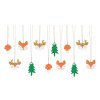 Decor By Glassor Vánoční visačky na dárky s lesními zvířátky
