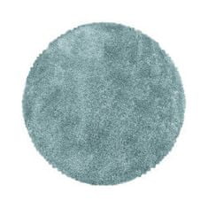 Ayyildiz Kusový koberec Fluffy Shaggy 3500 blue kruh 80x80 (průměr) kruh