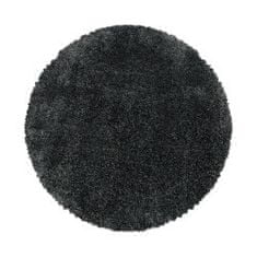 Ayyildiz Kusový koberec Fluffy Shaggy 3500 grey kruh 80x80 (průměr) kruh