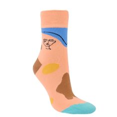 RS dámské zdravotní vzorované ponožky s volným vaflovým lemem 1201421 3-pack, 35-38