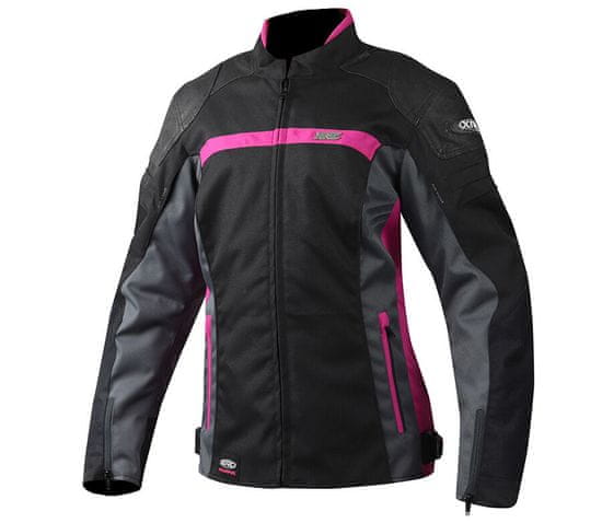 XRC Dámská bunda na moto Pill WTP ladies jacket blk/pink