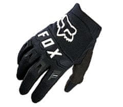 Fox dětské motokrosové rukavice Yth Dirtpaw black/white vel. M