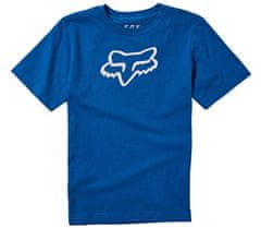 Fox Dětské tričko Legacy Ss Tee - Royal Blue vel. YL