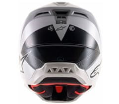 Alpinestars helma S-M5 Rayon light grey/black/silver vel. L