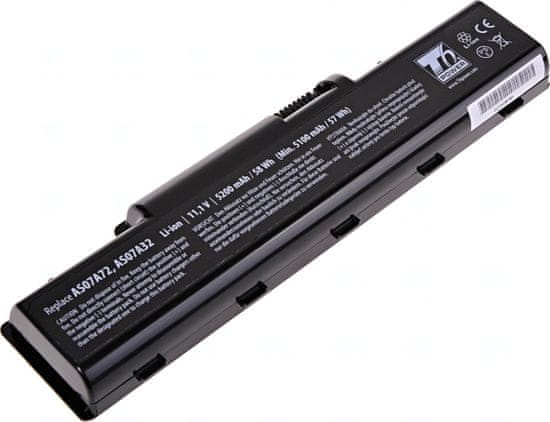 Baterie T6 Power pro Acer Aspire 4710Z, Li-Ion, 11,1 V, 5200 mAh (58 Wh), černá