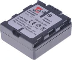 Baterie T6 Power pro Panasonic VDR-M70EG-S, Li-Ion, 7,2 V, 720 mAh (5,2 Wh), šedá