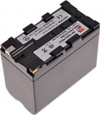 Baterie T6 Power pro SONY DCR-TRV310, Li-Ion, 7,2 V, 7800 mAh (56,1 Wh), šedá