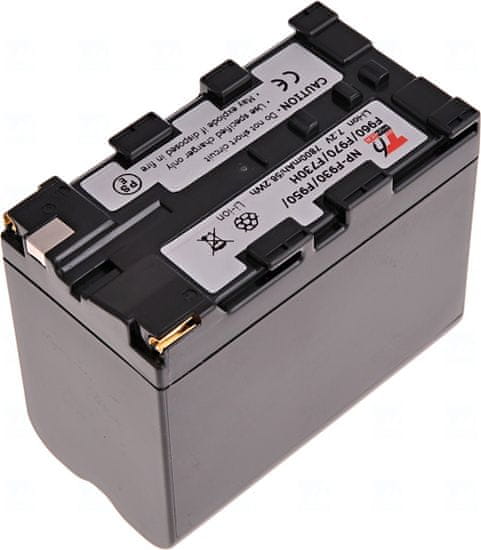 Baterie T6 Power pro SONY CCD-TR97, Li-Ion, 7,2 V, 7800 mAh (56,1 Wh), šedá