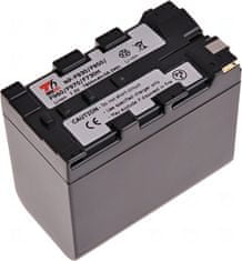 Baterie T6 Power pro SONY CCD-TRV62, Li-Ion, 7,2 V, 7800 mAh (56,1 Wh), šedá