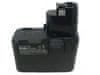 Baterie pro Bosch 3310K, Ni-MH, 12 V, 3000 mAh (36 Wh), černá