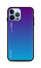 TopQ Kryt LUXURY iPhone 13 Pro Max pevný duhový purpurový 65581