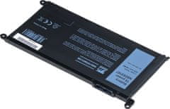 Baterie T6 Power pro Dell Inspiron 15 5567, Li-Ion, 11,4 V, 3680 mAh (42 Wh), černá