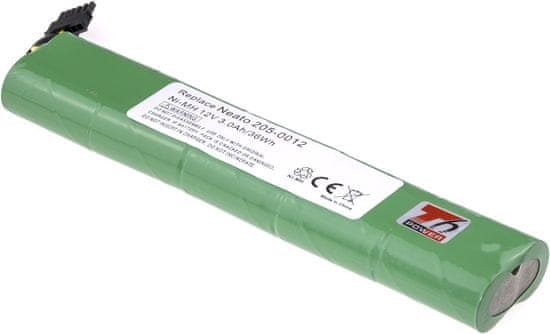 T6 power Baterie pro Neato Botvac D 905-0306, Ni-MH, 12 V, 3300 mAh (40 Wh), zelená