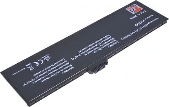 Baterie T6 Power pro Dell Venue 11 Pro 7130, Li-Poly, 7,4 V, 4800 mAh (36 Wh), černá