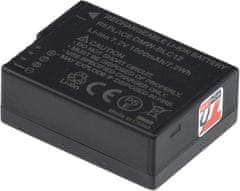 Baterie T6 Power pro Panasonic Lumix DMC-FZ300, Li-Ion, 7,2 V, 1000 mAh (7,2 Wh), černá