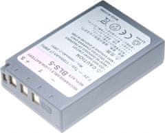 Baterie T6 Power pro Olympus E-PL2, Li-Ion, 7,2 V, 1100 mAh (7,9 Wh), šedá