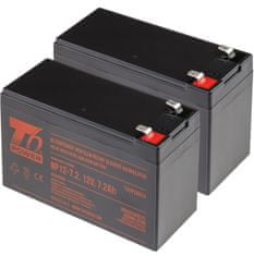 T6 power Sada baterií pro APC Back-UPS RS1200, VRLA, 12 V