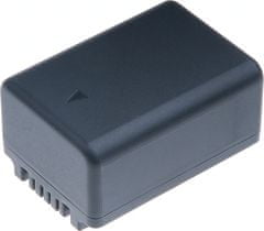 Baterie T6 Power pro videokameru Panasonic VW-VBK180E-K, Li-Ion, 3,6 V, 1720 mAh (6,2 Wh), černá