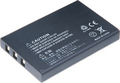 Baterie T6 Power pro digitální fotoaparát Toshiba CGA-S302E, Li-Ion, 3,7 V, 1000 mAh (3,7 Wh), černá