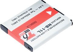 Baterie T6 Power pro digitální fotoaparát Canon NB-11L, Li-Ion, 3,7 V, 600 mAh (2,2 Wh), černá