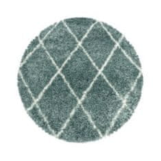 Ayyildiz Kusový koberec Alvor Shaggy 3401 blue kruh 80x80 (průměr) kruh
