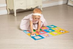 Farfarland Velké podlahové puzzle - " Zoo". Vzdělávací hračky rozvíjí pozornost, pozorování a motorické dovednosti. Skládačky pro děti 